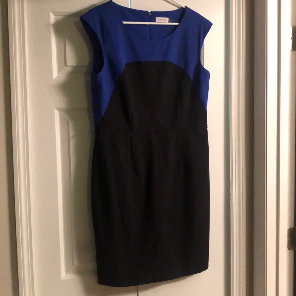 Calvin Klein Professional blue/black dress size 12